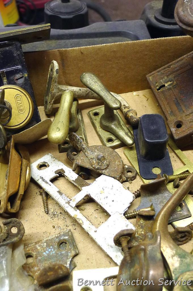 Brass handles, cabinet handles, latches and more.