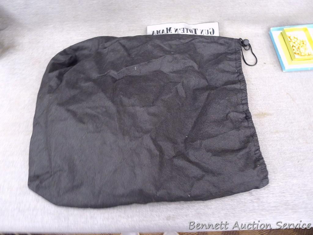 Rama Leathers genuine cowhide leather concealment purse is like new. Bag measures about 14"x 11",