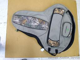 Tarantula Archery padded crossbow case 32" x 40". Zippers work good. Storage pocket for bolts.