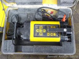 AGL Beamer 400 SR survey transit and tripod, comes with carrying case. Untested, machine measures