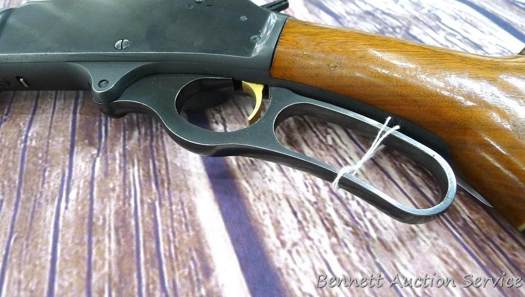 Marlin Model 336 lever action .30-30 rifle. 20" barrel is bright with good rifling and some fouling.