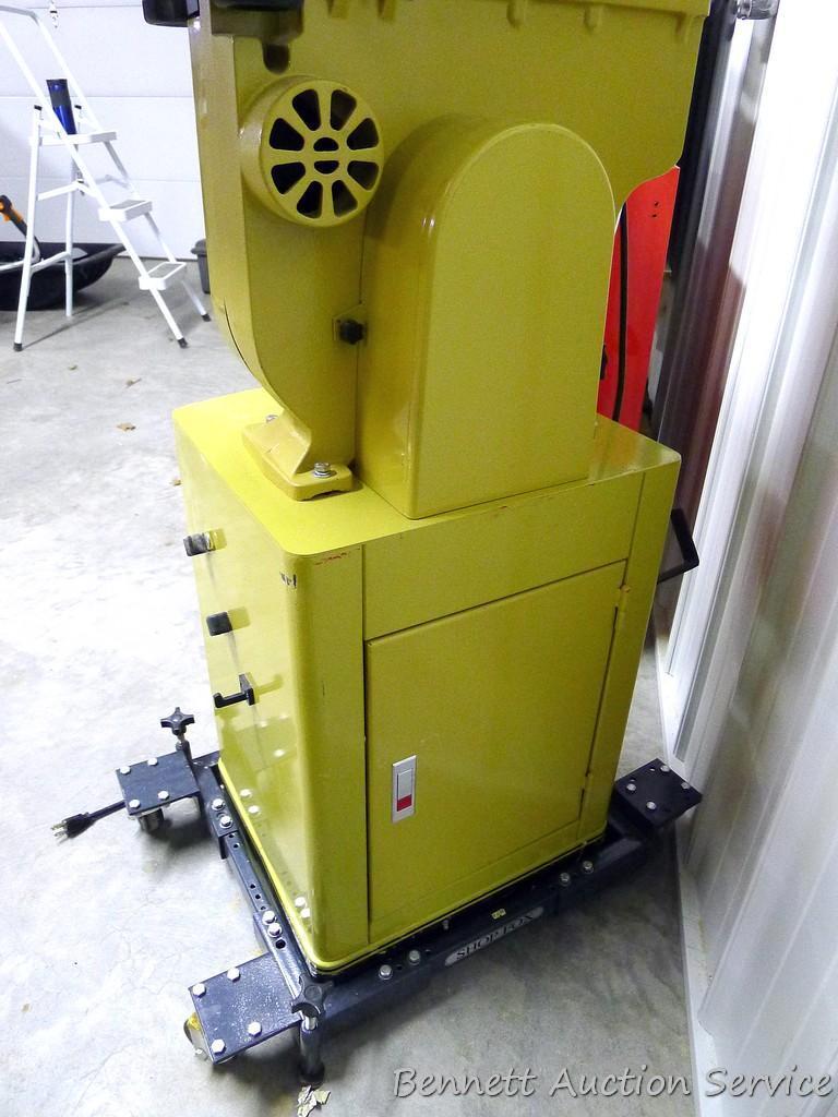 Powermatic 14" bandsaw. Model PWBS-14. Motor is 1-1/2 HP. Has quick blade release, dust blower,