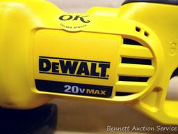 DeWalt 20v Max 4-1/2"/5" grinder is Model DCG412. Comes with battery. Works.