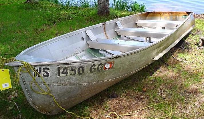 14' Sea Nymph boat is model R-14-A, comes with an extra anchor as pictured. Max load on tag reads