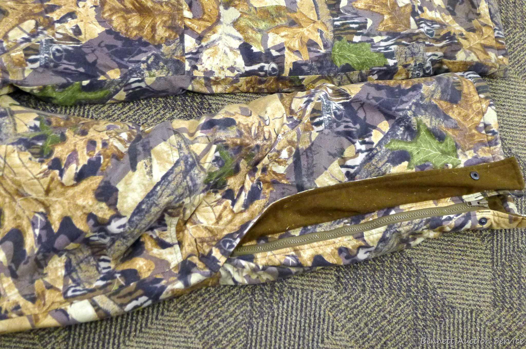 Nice pair of Winchester Apparel camouflage hunting bibs are size 2XL. Feel soft, in good condition.