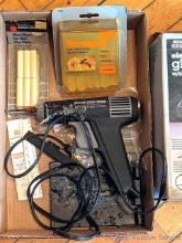 Sears Craftsman Electric Glue Gun kit, model no 80523, with extra glue sticks. Gun measures approx