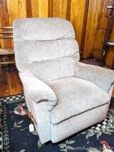 Located in basement, bring help to remove. LaZBoy recliner is a smaller size than most, 35" across