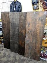 Four pieces of 20" x 60" board slabs would make neat countertops or shelves, etc. Some bowing noted,