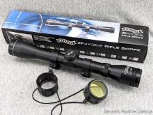 Walther 4x32 rifle scope is model ZF4, clear and sharp, and is in near new if not new condition. It