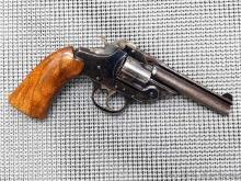 Iver Johnson's Arms & Cycle Works 5 shot top break 2nd Model revolver in .38 caliber with extractor.