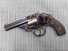 Iver Johnson US Revolver Co. large frame top break .38 revolver with five shot cylinder is overall