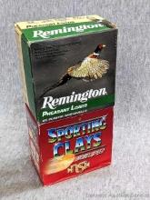 50 Rounds of 12 gauge shotshells by Remington and NSI Sporting Clay shells with #7 1/2 and #4 shot.