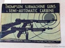 Tompson Submachine Guns & Sami - Automatic Carbine book from 1936 by Tompson themselves. This