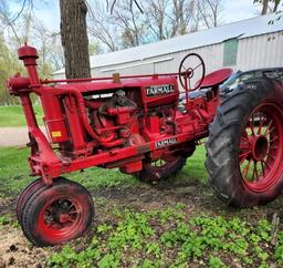 1935 FARMALL F-20, shedded, turns over, in Oslo area ph. 701 741-9280