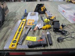 DEWALT 20 V DRILL w. charger  , DRILLS, BITS CARPENTRY TOOLS, TAPE