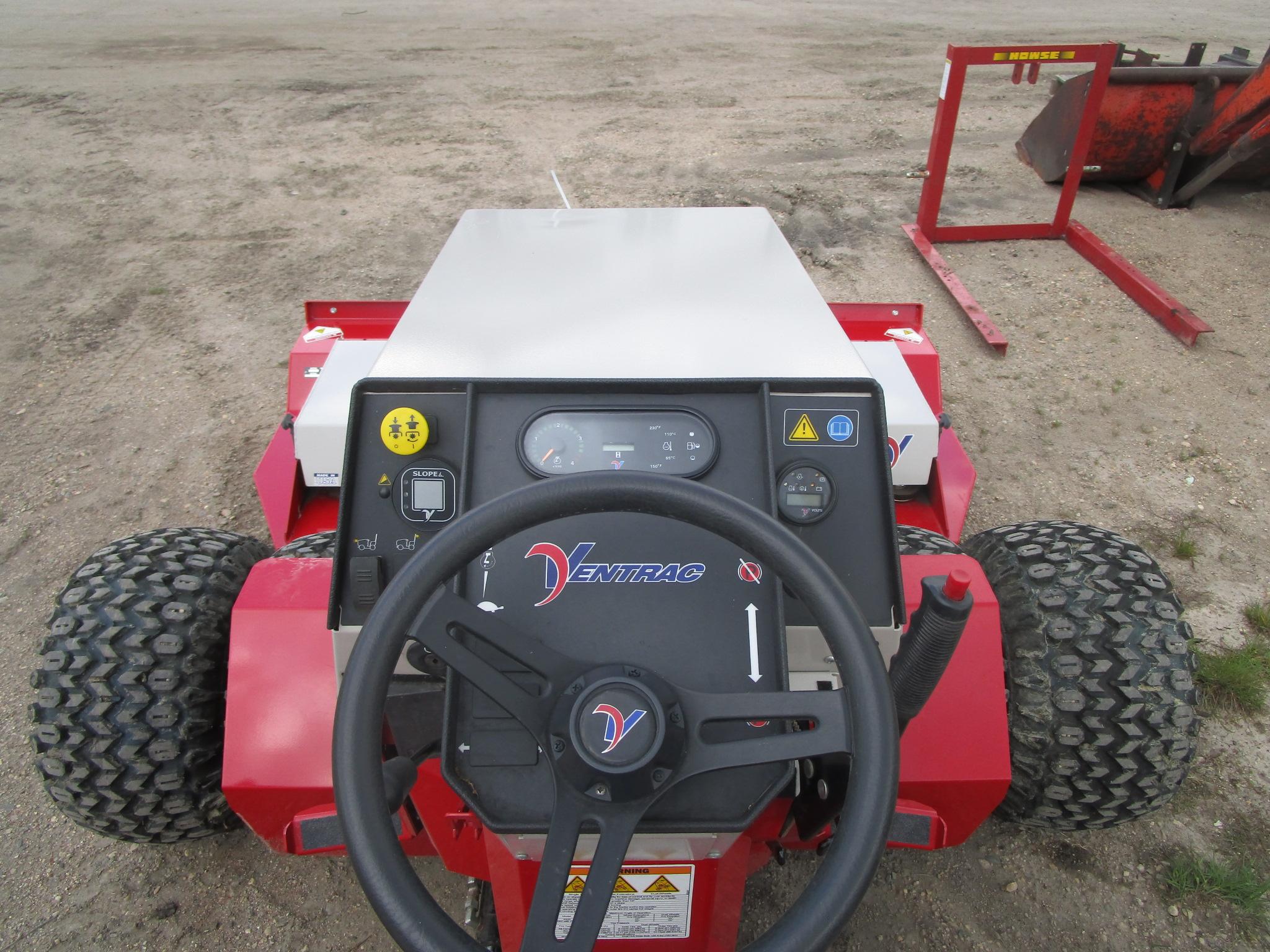 VENTRAC 4500Y 25 H.P. ARTICULATED ALL WHEEL DRIVE TRACTOR, Kubota diesel, hyd., frt. PTO,