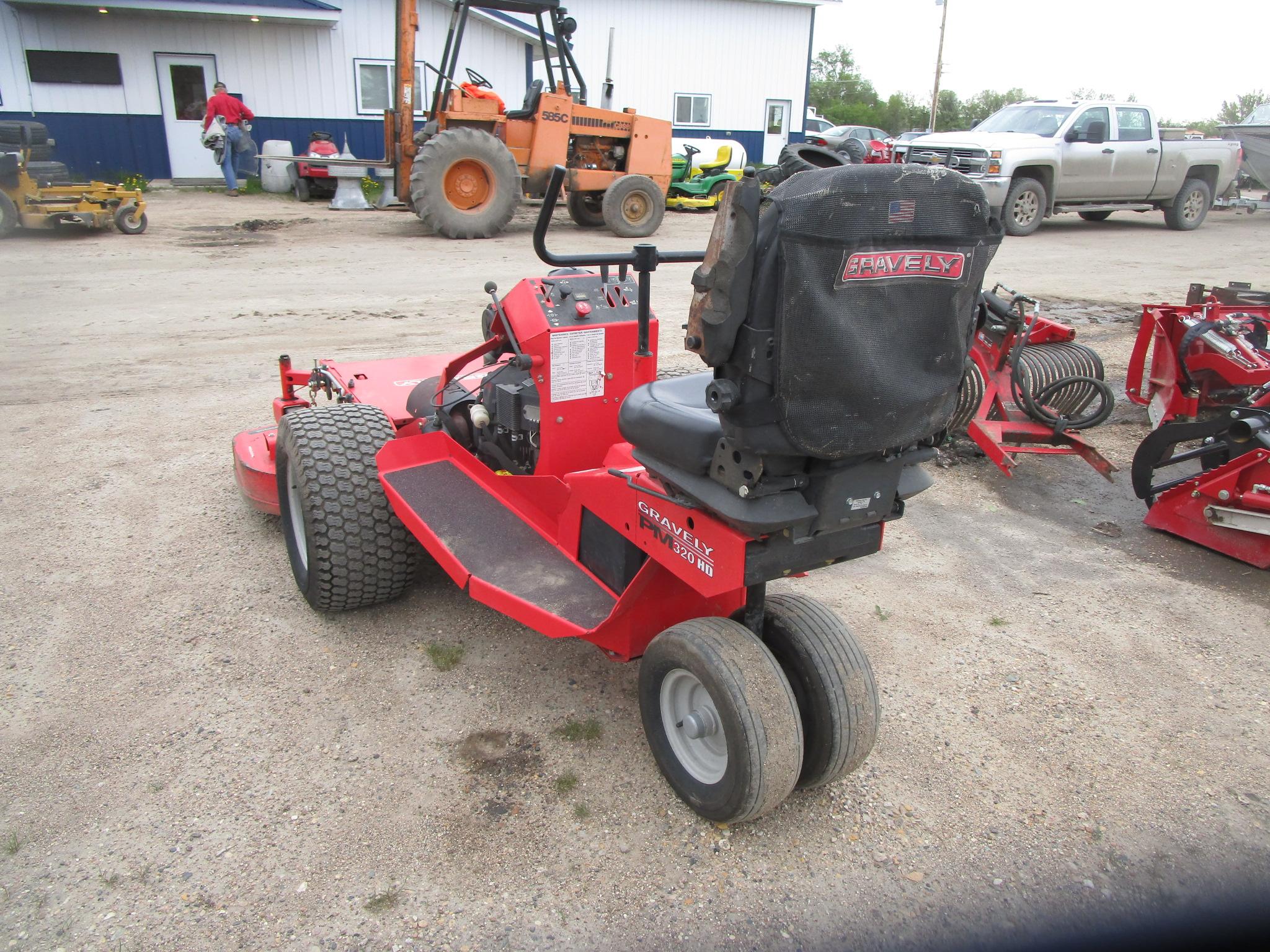 2014  60" GRAVELY PM320HD MOWER, Commercial Kohler eng., 800 hrs, ph. 689-6619