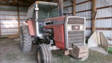 MASSEY FERGUSON 2745, 3 pt. 3 remoted, 18.4 x 38" dualed, shows 2673 hrs., nonrunner, +