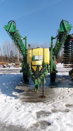 90' SUMMERS ULTIMATE PULL TYPE SPRAYER,  hyd. Pump, 1000 gallon, 200 gallon wash tank, mixing cone,+