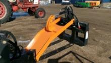 NEW WOLVERINE SKID LOADER MOUNT 48" PALLET FORK ATTACHMENT w / 18" HYDRAULIC THUMB - taxable