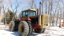 1982 VERSATILE 835 4WD, 4 remotes, 18.4 x 38" banddualed, shows 2055 hrs.,  ph. Gary @ 686-6855