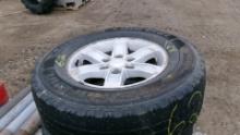 4-265 / 70 R /  17" ON RIMS  (2012 GMC Yukon )