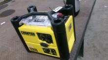 CHAMPION 2000 WATT GAS GENERATOR, 110 volt, single phase