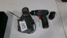 BOSCH CORDLESS UNIVERSAL TOOL / SCREW GUN, CHARGER, & 3 BATTERIES OK