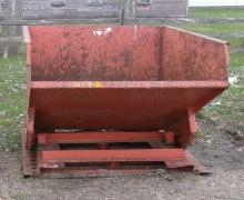 FORK LIFT DUMP HOPPERS, 54" X 63" X 42"