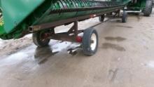 30' SHOP MADE 4 WHEEL FLEX HEAD  TRAILER