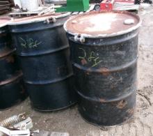 2-55 GALLON BARRELS w / lids