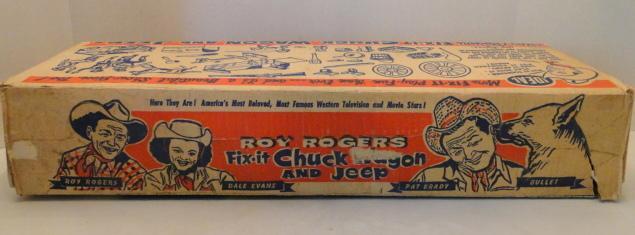 Roy Rogers Chuck Wagon & Jeep By Ideal #4553, In Original Box