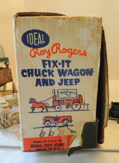 Roy Rogers Chuck Wagon & Jeep By Ideal #4553, In Original Box