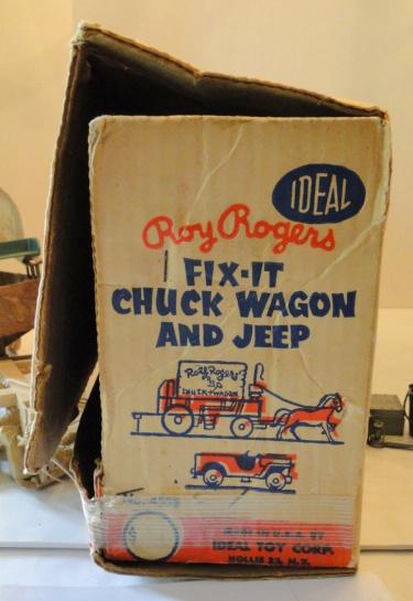 Roy Rogers Chuck Wagon & Jeep By Ideal #4553, In Original Box