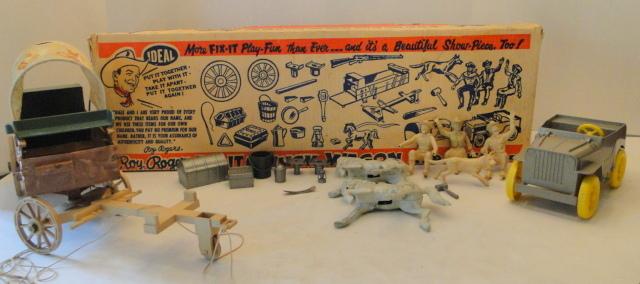 Roy Rogers Chuck Wagon & Jeep By Ideal #4553, In Original Box