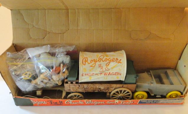 Roy Rogers Chuck Wagon & Jeep By Ideal #4553, In Original Box