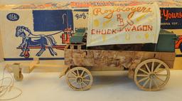 Roy Rogers Chuck Wagon & Jeep By Ideal #4553, In Original Box