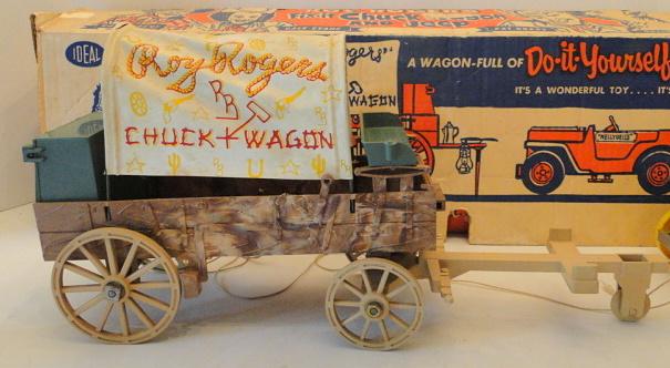 Roy Rogers Chuck Wagon & Jeep By Ideal #4553, In Original Box