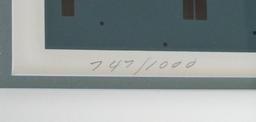 Charley Harper Signed, Framed, Limited Edition Serigraph "Big Rac Attack" #747/1000