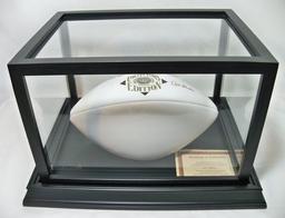 Autographed Art Shell Pro Football HOF Collector's Edition White Panel Wilson Football, COA