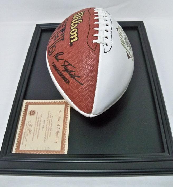 Autographed Art Shell Pro Football HOF Collector's Edition White Panel Wilson Football, COA