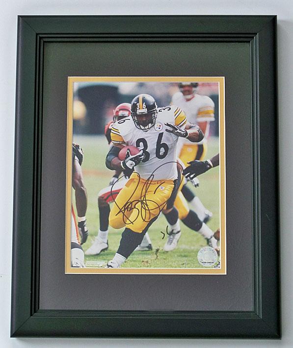 Jerome Bettis #36 Pittsburgh Steelers Autographed 8 x 10 Photograph, COA