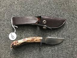 Deer Antler Handle Knife