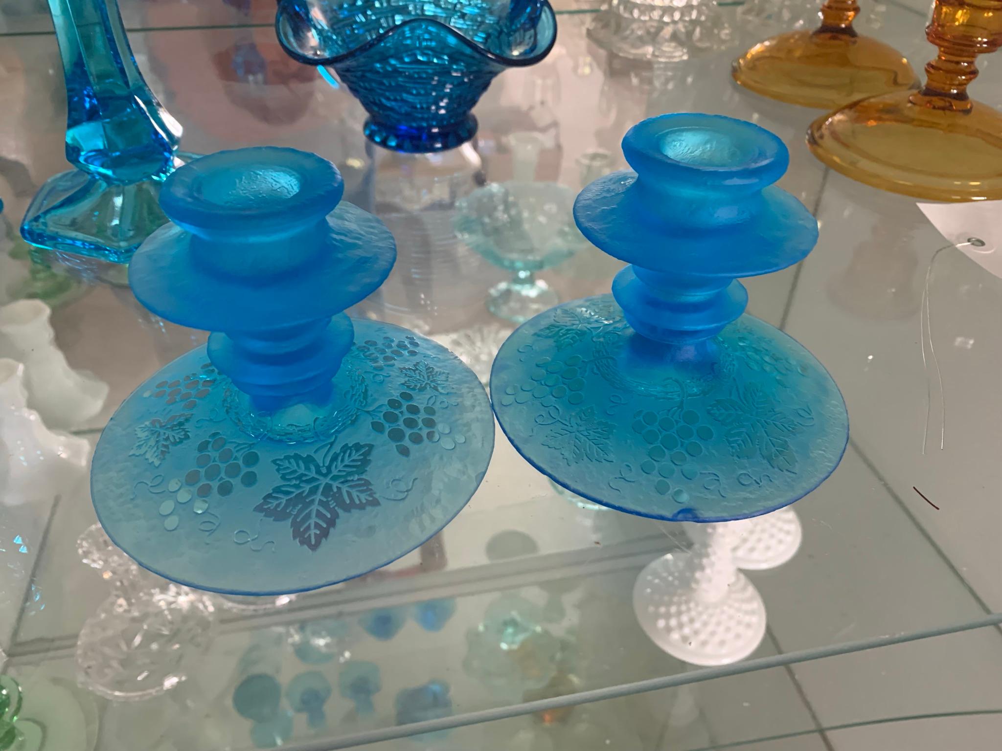 Blue Glassware