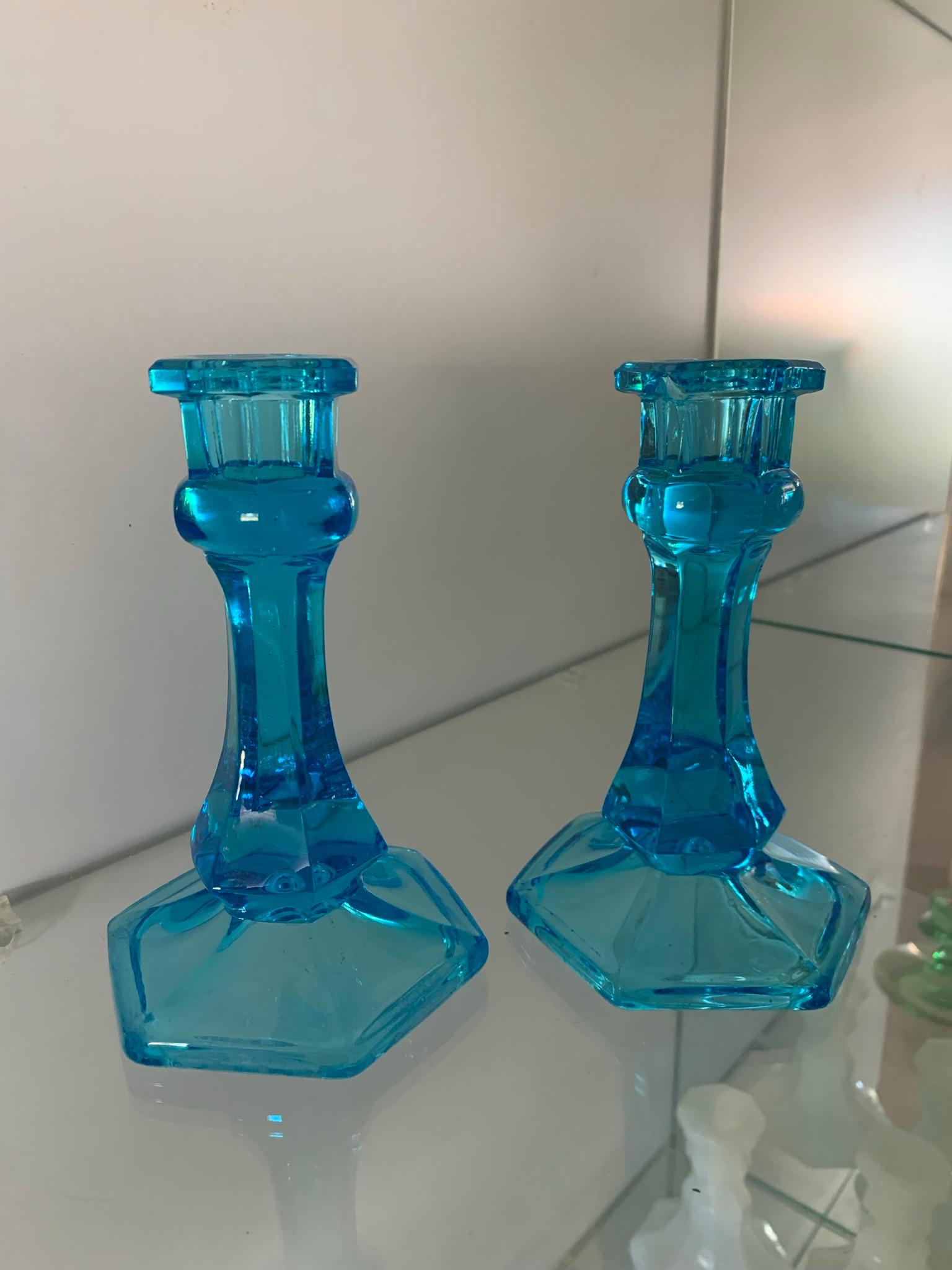 Blue Glassware