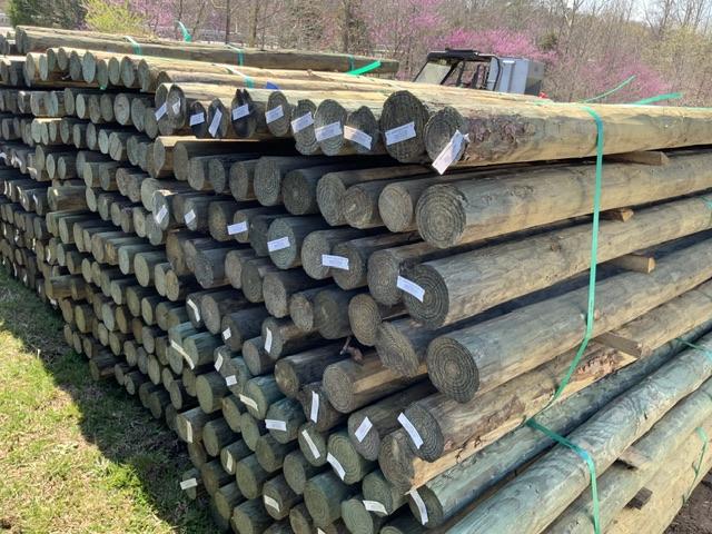 3.5" x 8' Wood Posts  (55)