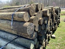 7" x 8' Wood Posts  (24)