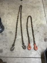 3/8" Chain w/2 Hooks (2 pcs)