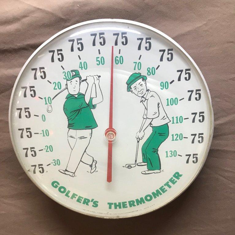 Golfer's Thermometer 12" Dia.