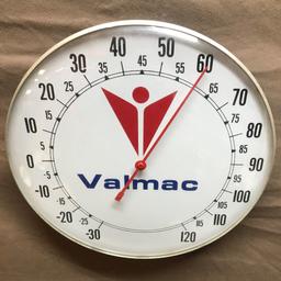 Valmac Round Thermometer 10" Dia.